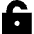 Unlock icon - Free transparent PNG, SVG. No sign up needed.