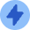 Bolt Charging Power Icon from Core Flat Set