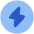 Bolt Charging Power Icon from Plump Flat Set
