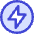 Bolt Charging Power Icon from Core Duo Set