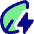 Leaf Energy Saving Icon from Core Pop Set