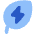 Leaf Energy Saving Icon from Plump Flat Set