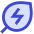 Leaf Energy Saving Icon from Sharp Duo Set