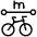 Bike Cycling Distance icon - Free transparent PNG, SVG. No sign up needed.