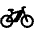 Electric Bike Speed Pedelec 1 Icon from Ultimate Bold Set