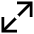 Line Arrow Expand Diagonal Large 1 Icon from Sharp Line Set