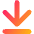 Line Arrow Move Down Large 1 Icon from Core Gradient Set