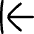 Line Arrow Move Left Large 1 Icon from Flex Line Set