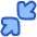 Line Arrow Shrink Diagonal Large 1 Icon from Plump Duo Set
