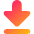 Triangle Arrow Move Down Large 1 Icon from Core Gradient Set | Free Download as SVG Vector and Transparent PNG | Streamline icons