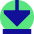 Triangle Arrow Move Down Large 1 Icon from Sharp Pop Set