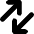 Line Arrow Transfer Diagonal Large 3 Icon from Core Solid Set