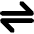 Line Arrow Transfer Horizontal Large 1 Icon from Core Solid Set