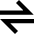 Line Arrow Transfer Horizontal Large 1 Icon from Sharp Solid Set