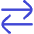 Line Arrow Transfer Horizontal Large 2 Icon from Flex Duo Set