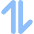 Line Arrow Transfer Vertical Large 1 Icon from Core Flat Set