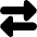 Triangle Arrow Transfer Horizontal Large 2 Icon from Core Solid Set