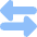 Triangle Arrow Transfer Horizontal Large 3 Icon from Core Flat Set