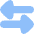 Triangle Arrow Transfer Horizontal Large 3 Icon from Flex Flat Set
