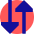 Triangle Arrow Transfer Vertical Large 3 Icon from Sharp Pop Set