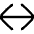 Line Arrow Horizontal Large Icon from Flex Line Set