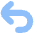 Line Arrow Turn Backward Large Icon from Flex Flat Set