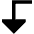 Triangle Arrow Bend Left Down Large Icon from Sharp Remix Set