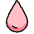 Blood Drop Icon from Ultimate Colors Set