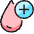 Blood Drop Type Positive Icon from Ultimate Colors Set