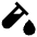 Blood Sample Icon from Sharp Solid Set