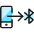 Bluetooth Transfer 1 Icon from Ultimate Colors Set