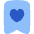 Bookmark Favorite Heart Icon from Flex Flat Set