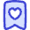 Bookmark Favorite Heart Icon from Flex Duo Set
