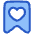 Bookmark Favorite Heart Icon from Plump Duo Set