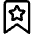 Bookmark Favorite Star Icon from Core Line Set