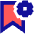 Bookmark Setting Gear Icon from Sharp Pop Set