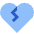 Broken Heart icon - Free transparent PNG, SVG. No sign up needed.