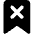 Delete Bookmark icon - Free transparent PNG, SVG. No sign up needed.