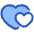 Double Heart Icon from Plump Duo Set