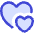 Double Heart Icon from Flex Duo Set | Free Download as SVG Vector and Transparent PNG | Streamline icons