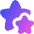 Double Star Icon from Flex Gradient Set