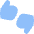 Feedback Like Dislike Icon from Flex Flat Set