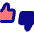 Feedback Like Dislike Icon from Core Pop Set