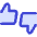 Feedback Like Dislike Icon from Core Duo Set
