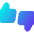 Feedback Like Dislike Icon from Core Gradient Set