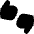 Feedback Like Dislike Icon from Flex Solid Set
