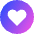 Heart Circle Icon from Sharp Gradient Set | Free Download as SVG Vector and Transparent PNG | Streamline icons