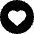 Heart Circle Icon from Micro Solid Set