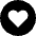 Heart Circle Icon from Sharp Solid Set