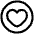 Heart Circle Icon from Plump Line Set